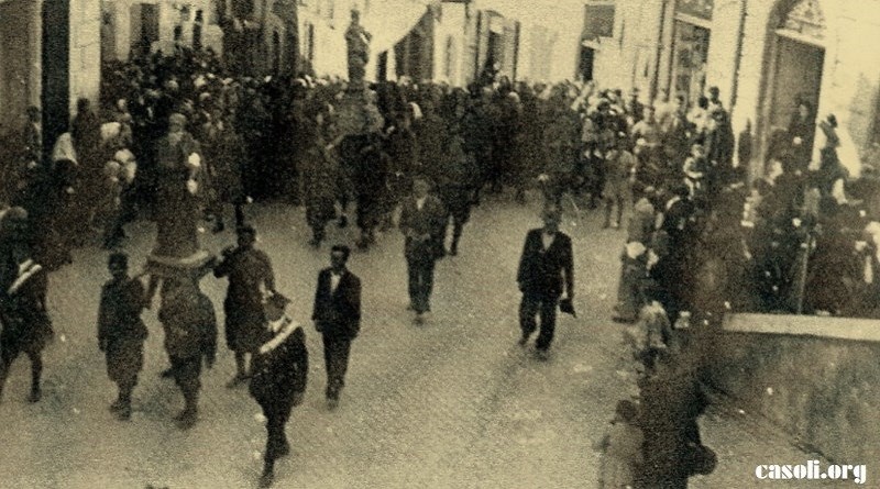 Processione di Santa Reparata e Sant’Antonio nel 1941